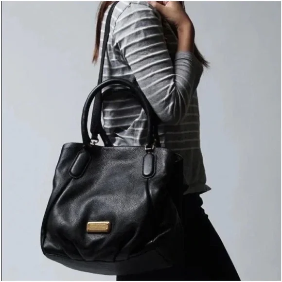 Marc by Marc Jacobs Pebbled Shoulder Bag in Black